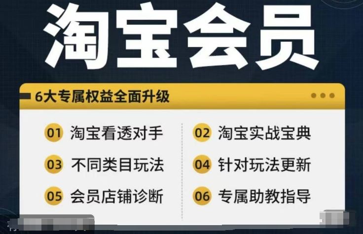 淘宝会员【淘宝所有课程，全面分析对手】，初级到高手全系实战宝典-优杰学社